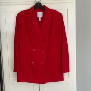 Blazer,re,linen blend